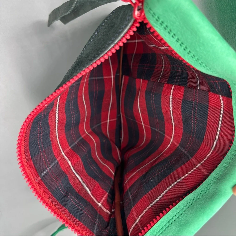 Sae Rebels Suede Crossbody Multicolour Made In Ethiopia Zip Bag - Picture 8 of 11